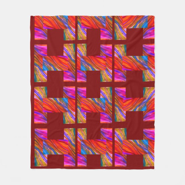 Fleecedecke. Fleecedecke (Vorderseite)