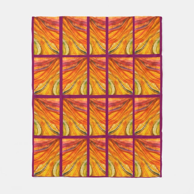 Fleecedecke. Fleecedecke (Vorderseite)