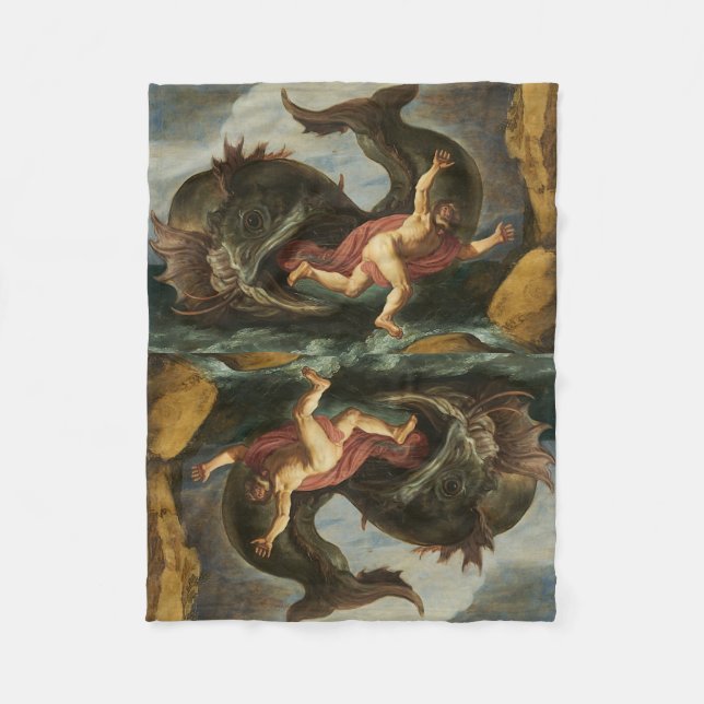 Fleecedecke "Jonah and the Whale" (Vorderseite)