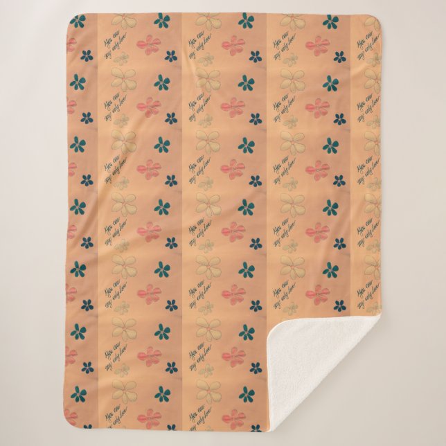 Fleecedecke Sherpadecke (Vorderseite)