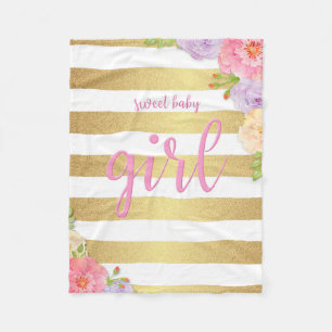 Fleecedecken, Babydusche, Babymädchen, Prinzessin, Fleecedecke