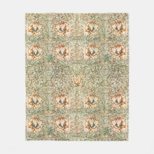 Fleecedecken: WILLIAM MORRIS : HONEYSUCKLE Fleecedecke
