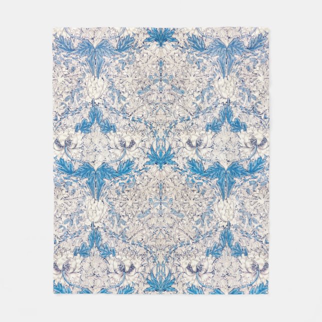Fleecedecken: WILLIAM MORRIS : HONEYSUCKLE Fleecedecke (Vorderseite)