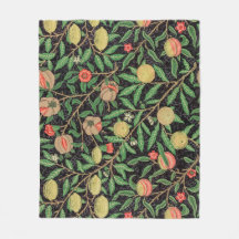 Fleecedecken: WILLIAM MORRIS : POMEGRANAT