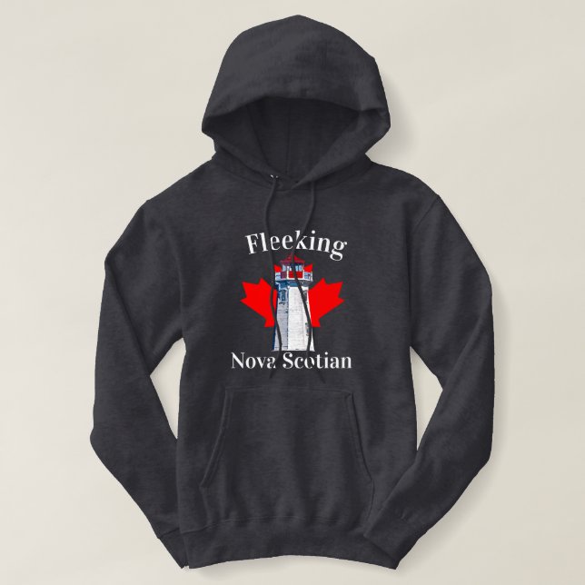 Fleeking Nova Scotian Halifax Dartmouth Lighthouse Hoodie (Design vorne)