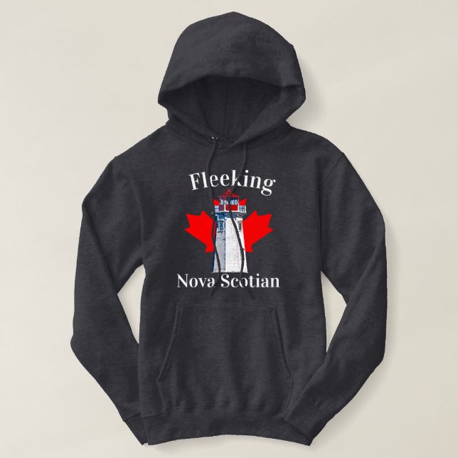 Fleeking Nova Scotian Halifax Dartmouth Lighthouse Hoodie (Design vorne)