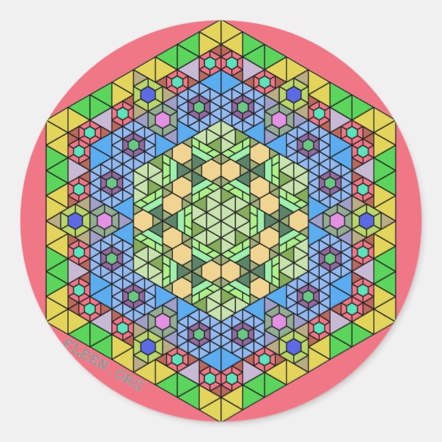 Fleen-Aufkleber #1 Runder Aufkleber (Vorderseite)