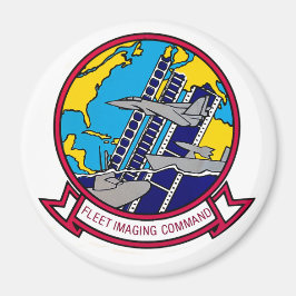 Fleet Imaging Command Atlantic Round Magnet