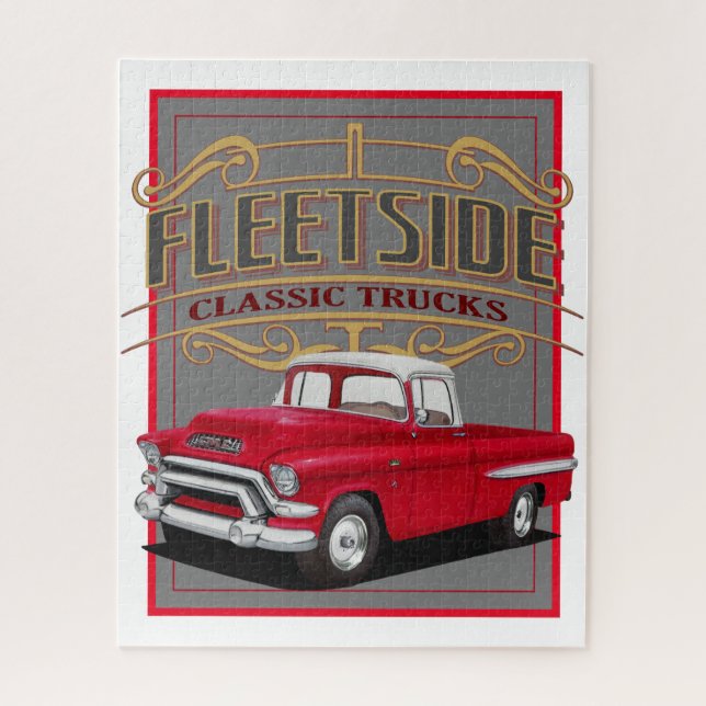 Fleetside Classic Trucks Puzzle (Vertikal)
