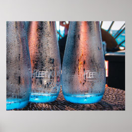 Fleetwood Tafelwasser Flaschen Plakat