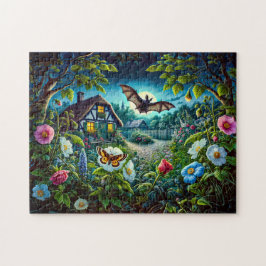 Flehen im Garten bei Nacht Puzzle