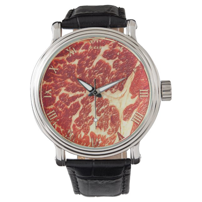 Fleisch Armbanduhr (Vorderseite)