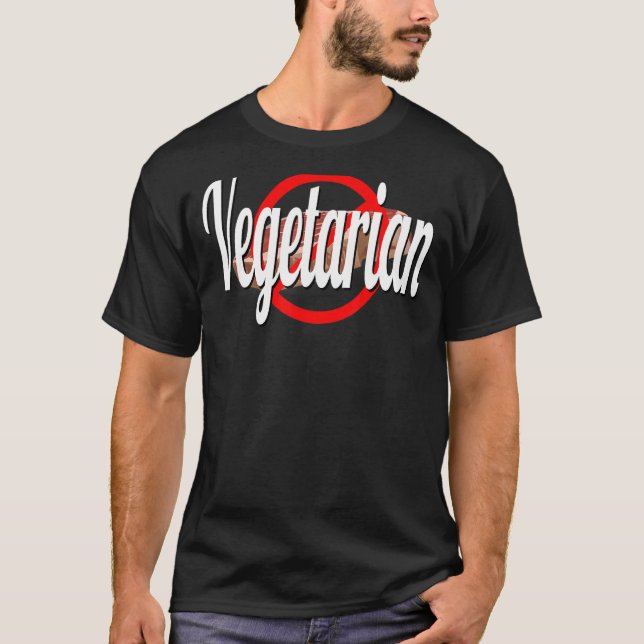 Fleisch aus vegetarischem Anbau T-Shirt (Vorderseite)