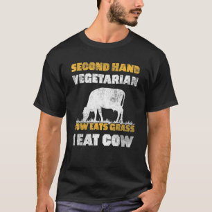 Fleisch aus zweiter Hand vegetarisches Fleisch ess T-Shirt