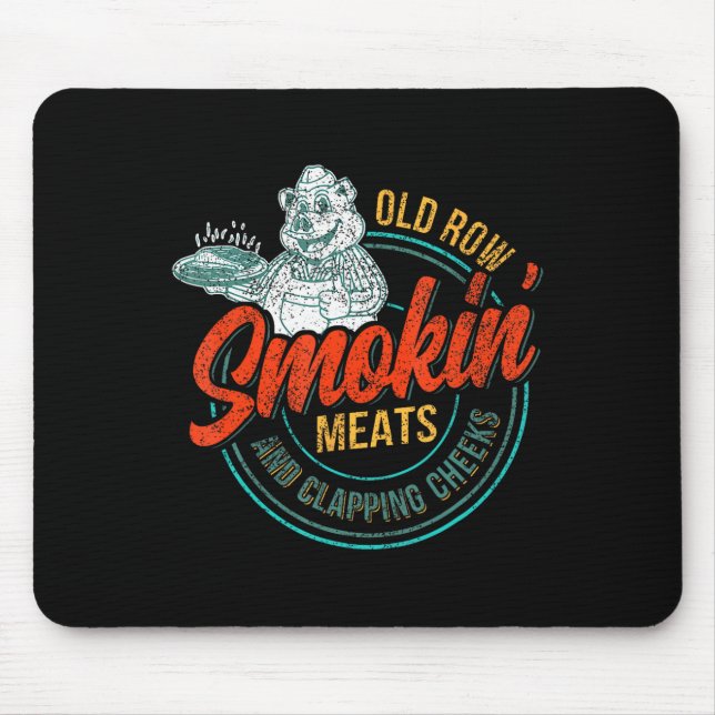 Fleisch der alten Row-Smokin und Kratzen der Wange Mousepad (Vorne)
