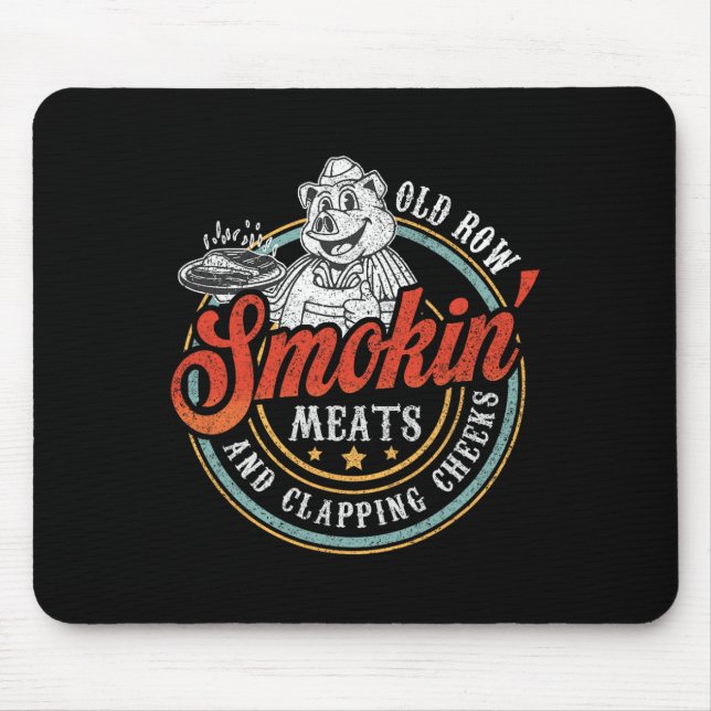 Fleisch der alten Row-Smokin und Kratzen der Wange Mousepad (Vorne)