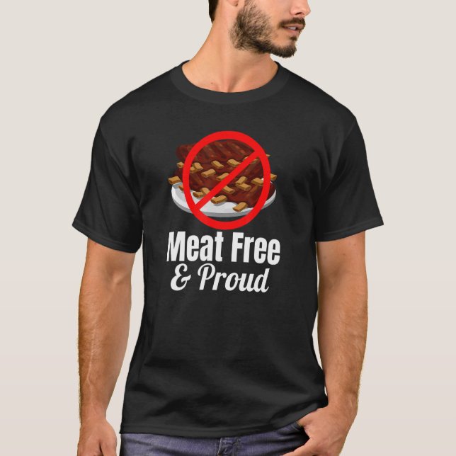 Fleisch frei und stolz Rippen Rotes Fleisch überqu T-Shirt (Vorderseite)