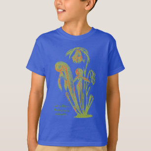 Fleisch fressende Pflanzen-Blume T-Shirt