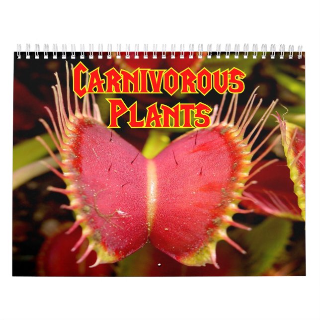 Fleisch fressender Pflanzen-Kalender Kalender (Titelbild)