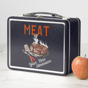 Fleisch für Ihre neue Obsession Metall Brotdose