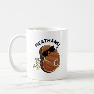 Fleisch-Hane Funny Farting Meat Pun Kaffeetasse