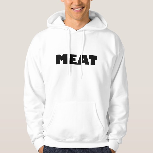 Fleisch Hoodie (Vorderseite)