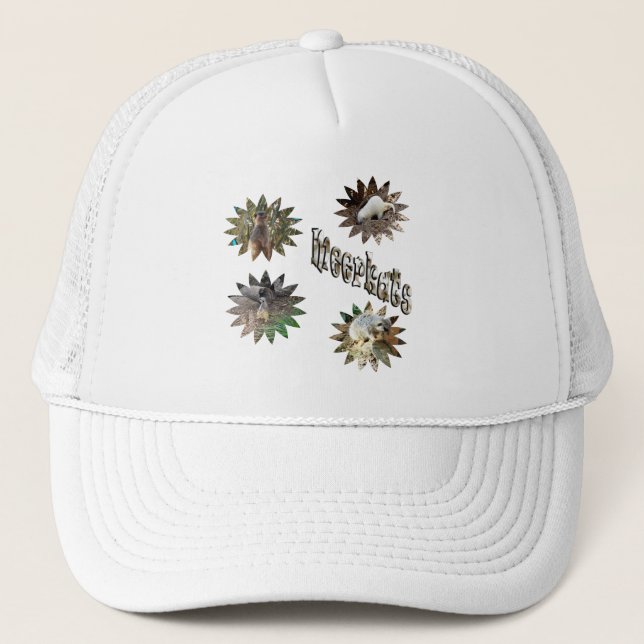 Fleisch in Star-Formen mit Logo, Truckerkappe (Vorderseite)