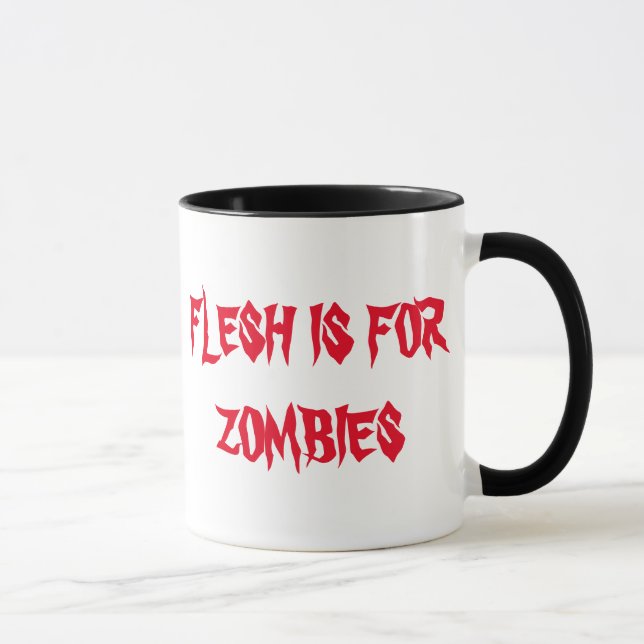 FLEISCH IST FÜR ZOMBIE-TASSE TASSE (Rechts)
