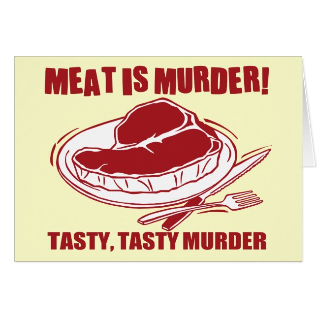 Fleisch ist Mord (Vorderseite (Horizontal))