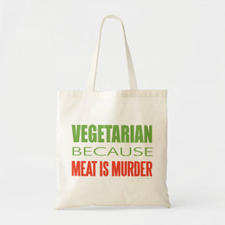 Fleisch ist Mord - Fleisch-bekämpfend Tragetasche