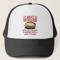 Fleisch ist Mord Funny Cap Hut Spaß