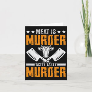 Fleisch Ist Mord Lecker Lecker Mord - Metzger Bu Karte