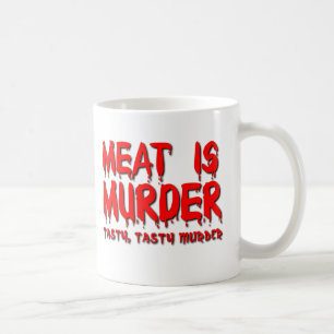 Fleisch ist Mord Lustiger Becher Humor Tasse