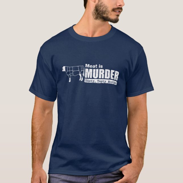 Fleisch ist Mord T-Shirt (Vorderseite)