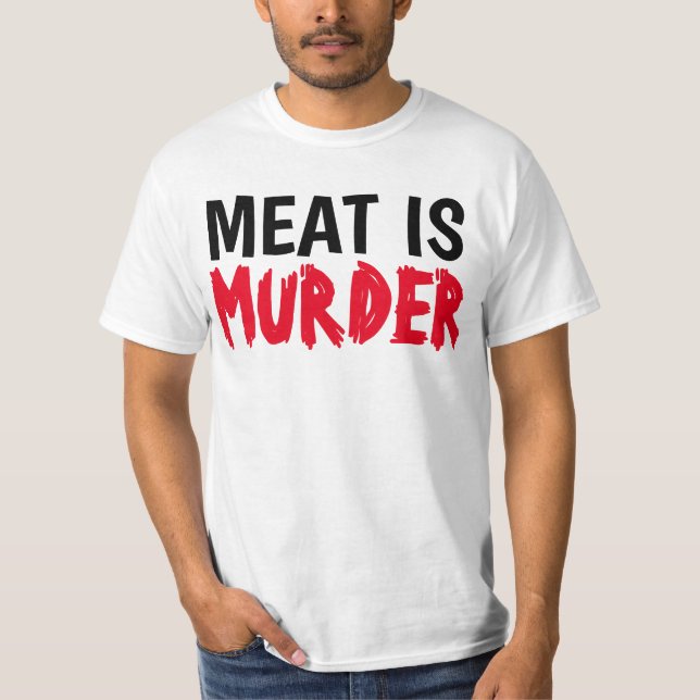 FLEISCH IST Vegane T - Shirt (Vorderseite)