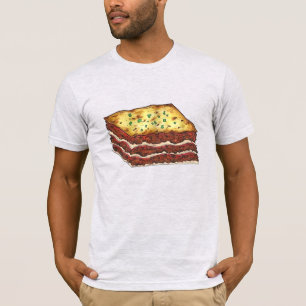 Fleisch Lasagna Lasagna Restaurant Küche Italienis T-Shirt