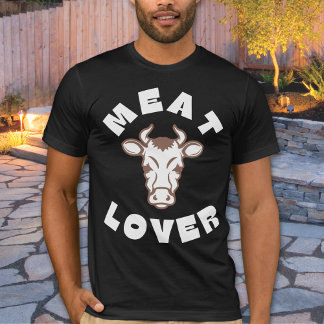 Fleisch Lover Carnivore Kuh Head Unisex T-Shirt