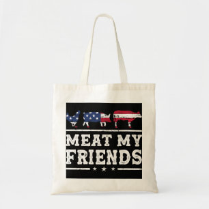 Fleisch meine Freunde Grillen Pitmaster Smoker Gri Tragetasche
