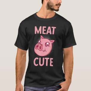 Fleisch, Niedliche Metzgerei T-Shirt