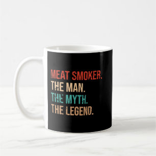 Fleisch Raucher Vintage GRILLEN Raucher Grillen Ra Kaffeetasse