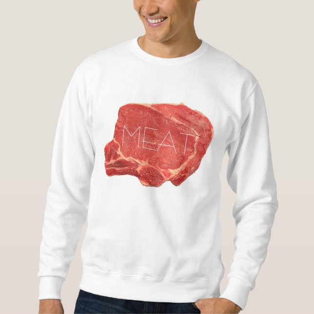 Fleisch-Sweatshirt Sweatshirt (Vorderseite)