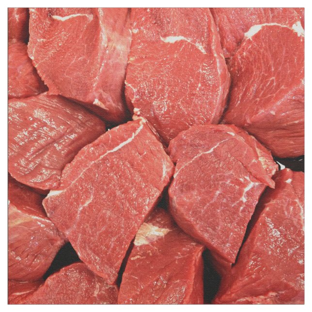 Fleisch themenorientiert stoff (Muster)