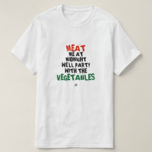 Fleisch und Gemüse T-Shirt