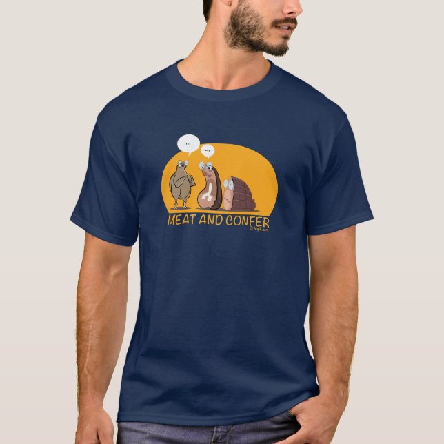Fleisch und konferiert T-Shirt (Vorderseite)