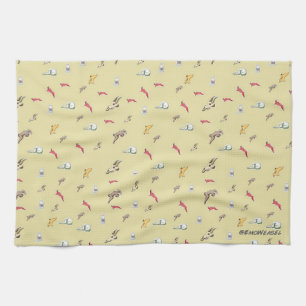 Fleisch von deiner Essensziege Geschirrtuch