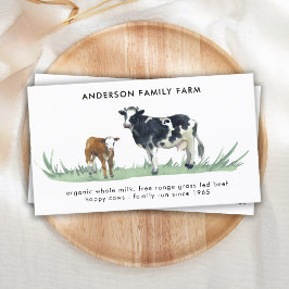 Fleisch von Rindern und Rindfleisch, frei landwirt Visitenkarte