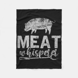 Fleisch Whisperer Grillen Grillen Rauchen Bar Fleecedecke
