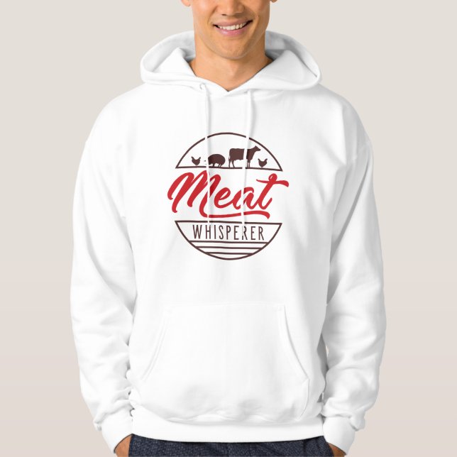 Fleisch Whisperer Hoodie (Vorderseite)