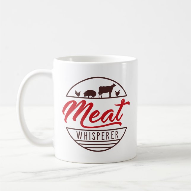 Fleisch Whisperer Kaffeetasse (Links)