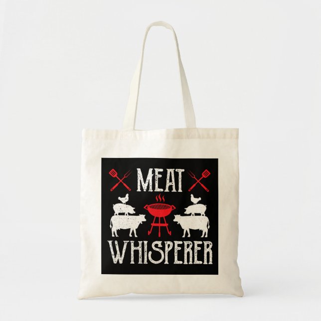 Fleisch Whisperer Men Kleidung Geschenk für Ihm Fu Tragetasche (Vorne)